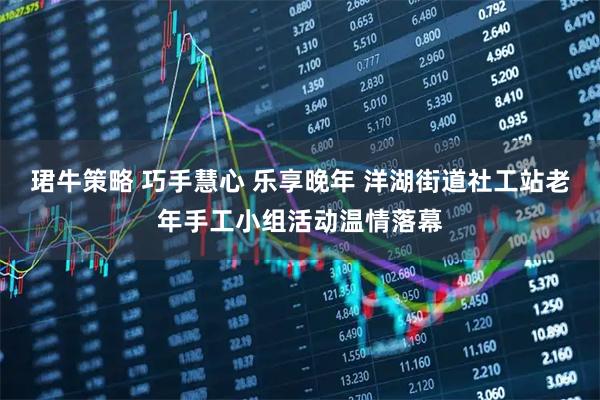 珺牛策略 巧手慧心 乐享晚年 洋湖街道社工站老年手工小组活动温情落幕