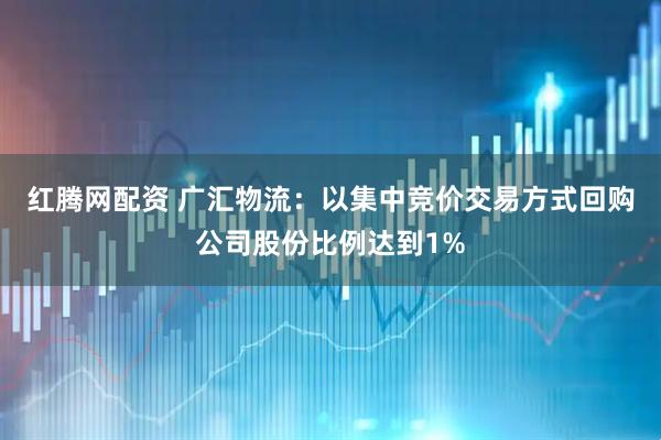 红腾网配资 广汇物流：以集中竞价交易方式回购公司股份比例达到1%